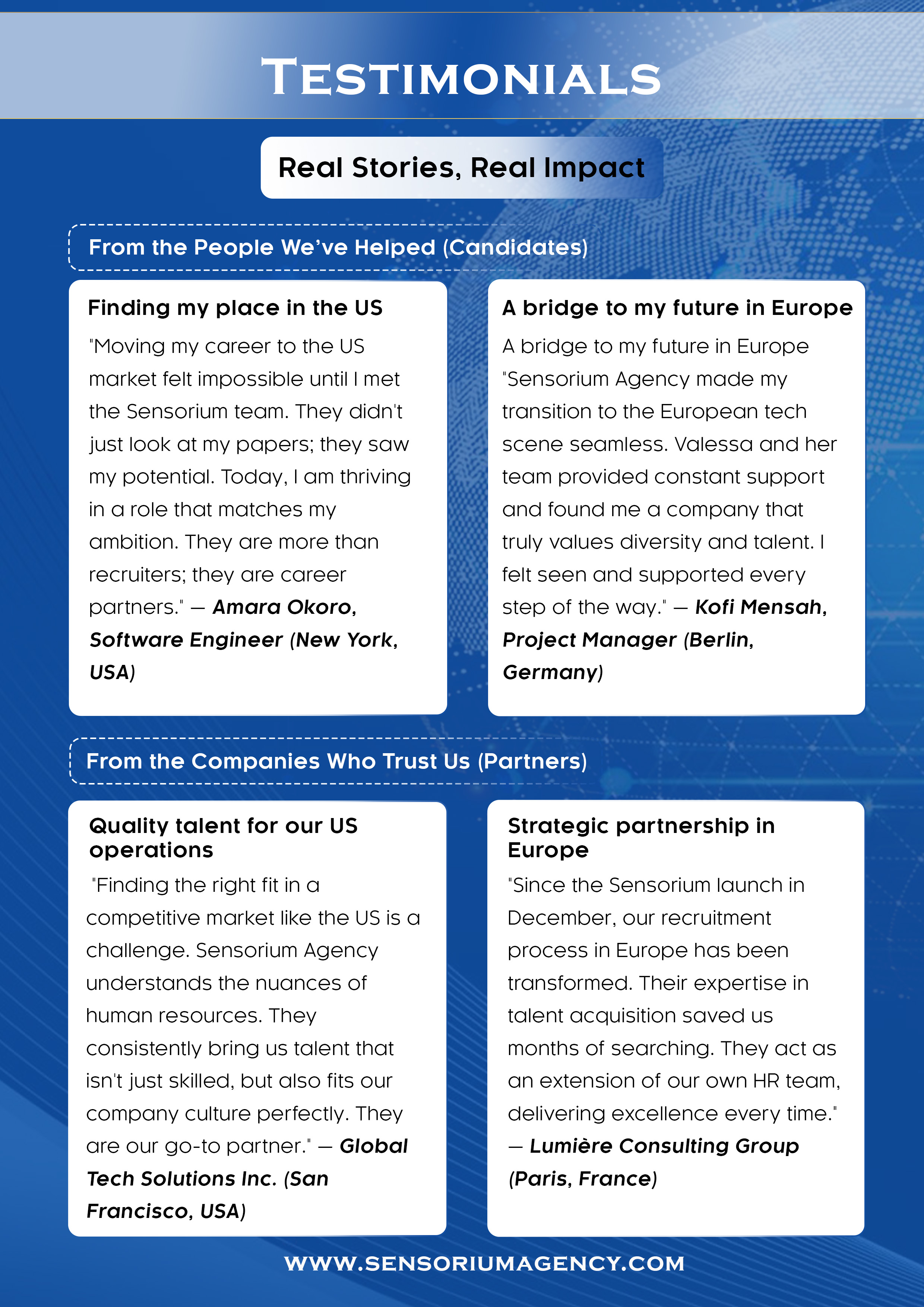 Participant Testimonials